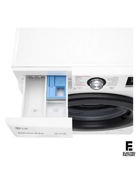 LAVADORA LG F4WV3010S6W 10,5KG 1400RPM CLASE B