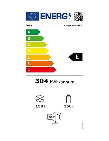 COMBI BEKO RCNE560E40ZXBN 192X70X75 INOX E NO FROST