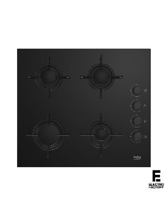 PLACA-CRISTAL BEKO HING64120SB 4FUEGOS BUTANO