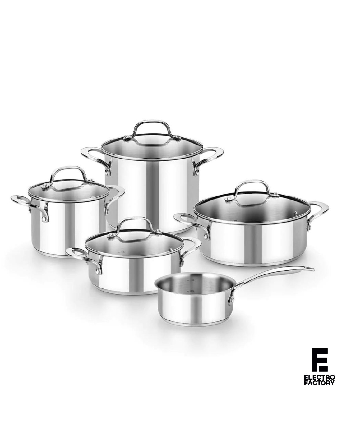 Batería de cocina 7 piezas Profesional - BRA