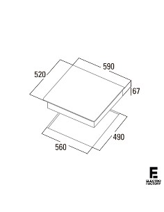 VITROCERAMICA CATA TN604 4F 2