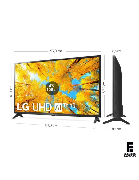 TV LED LG 43UQ75006LF SMART TV