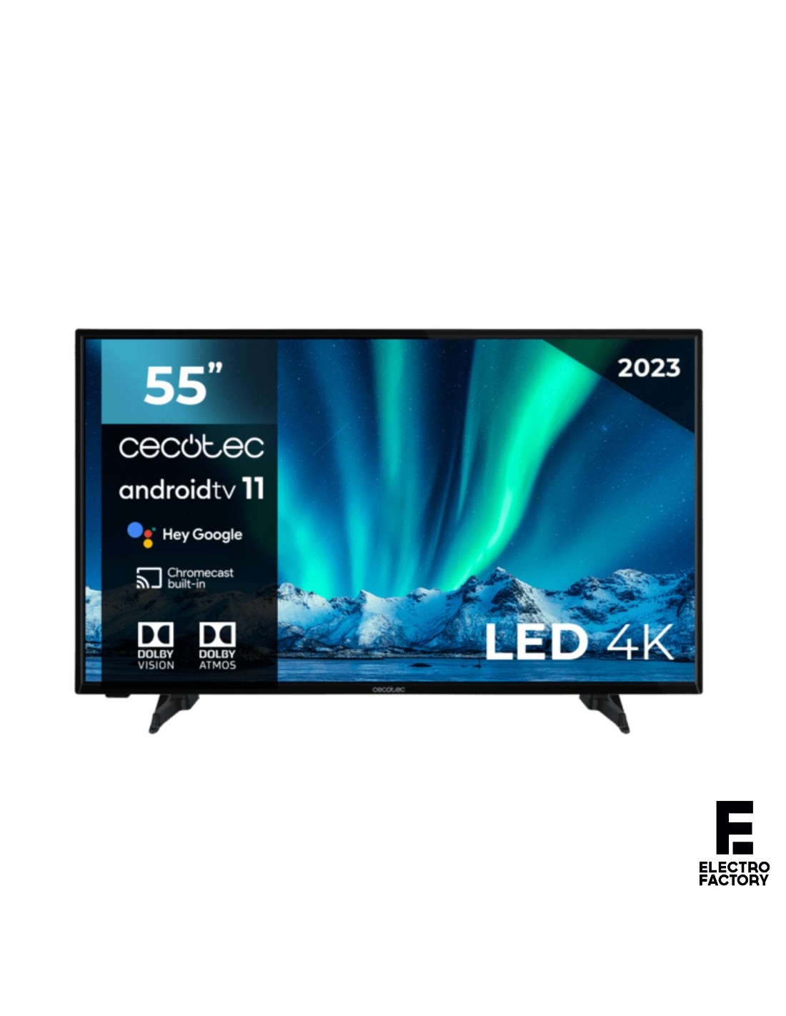 Tv Led 139,7 Cm (55) Cecotec A1 Series Alu10055s, 4k Uhd, Android Tv con  Ofertas en Carrefour