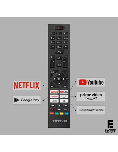 TV LED CECOTEC ALU00055 55" ANDROID TV GOOGLE 4K
