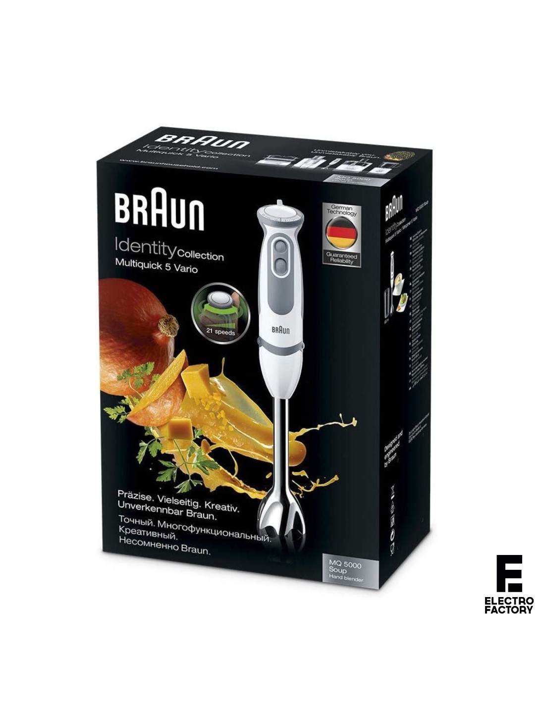 Oferta del día  Braun MQ3135WH batidora sauce inox 750w+acc  Batidoras/Amasadoras