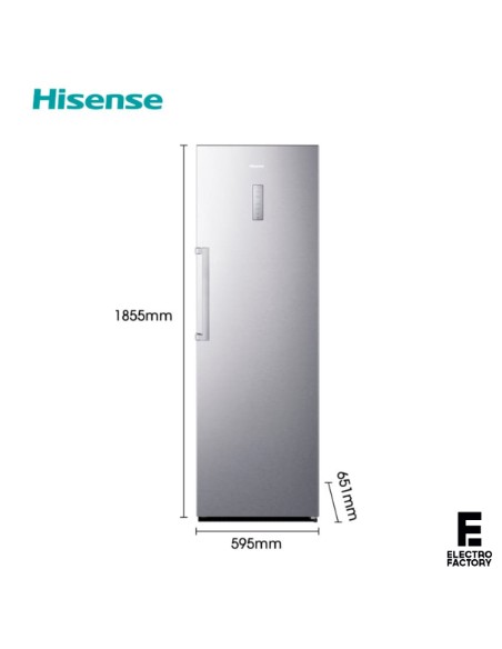 FRIGORIFICO HISENSE RL481N4BIE 185X60X65 INOX E NO FROST 1P