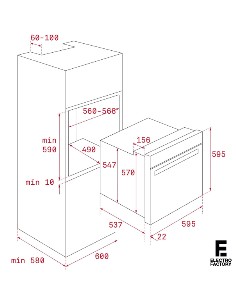 HORNO TEKA HSB610WH BLANCO MULTIFUNCION 2