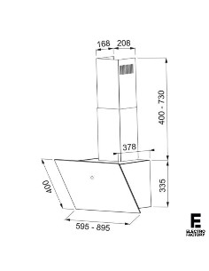 CAMPANA MEPAMSA CUADRO-90 NEGRA 2