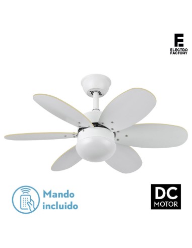 VENTILADOR FABRILAMP ALVES BLANCO TECHO 6 ASPAS