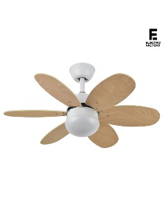 VENTILADOR FABRILAMP ALVES BLANCO TECHO 6 ASPAS 2
