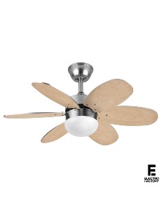 VENTILADOR FABRILAMP ALVES NIQUEL TECHO 6 ASPAS 2