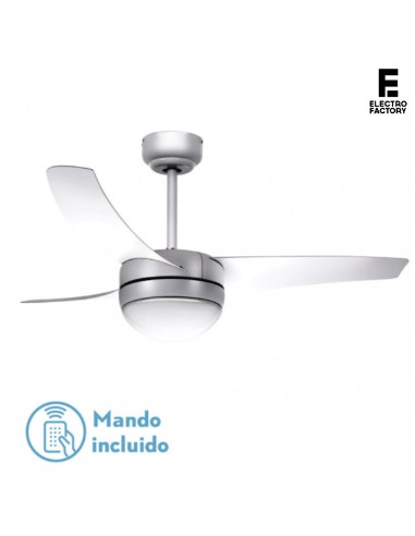 VENTILADOR FABRILAMP FUGA PLATA TECHO