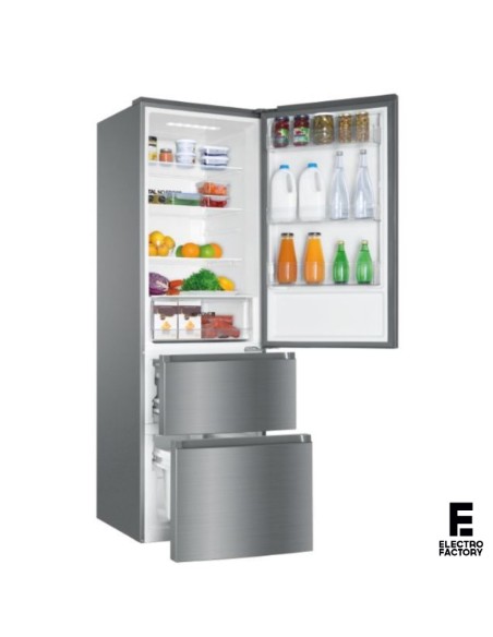 COMBI HAIER HTR3619ENMN 190X60X66 INOX E NO FROST 3D