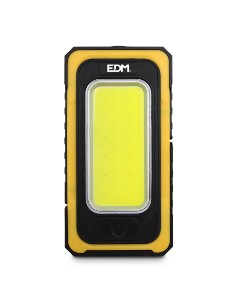 LINTERNA EDM 36126 LED SOLAR RECARGABLE GANCHO IMAN 750LM 2