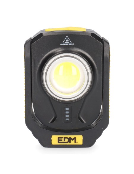 LINTERNA EDM 36442 LED 900LM RECARGABLE IMAN