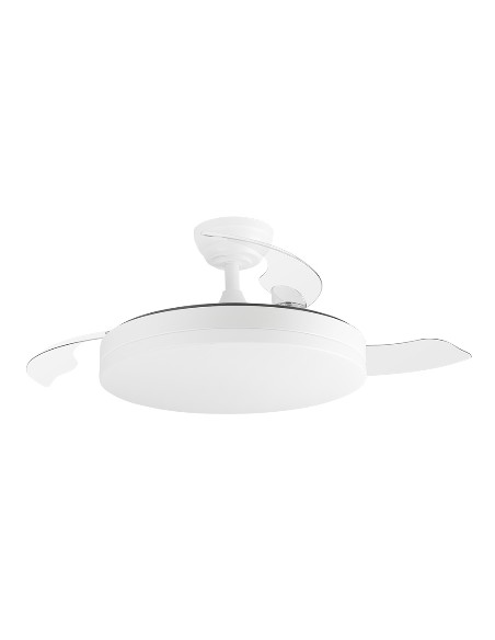 VENTILADOR ORBEGOZO CP139092 BLANCO TECHO RETRACTIL LED 92CM MANDO
