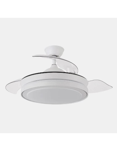 VENTILADOR ABRILA ESPARTA BLANCO MINI TECHO LED 91CM