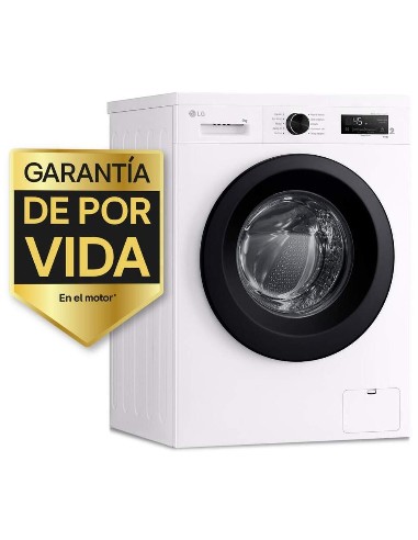 LAVADORA LG F4X1009NWK 9KG 1400RPM A VAPOR DIRECT MOTION TAPA DESMONTABLE 82CM