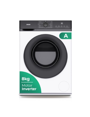 LAVADORA SVAN SL8203AIDV 8KG 1200RPM A INVERTER VAPOR