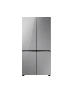 SIDEBYSIDE HISENSE RQ5P605NSVE 190X91X60 CRISTAL INOX E NO FROST 4P KITCHEN FIT INVERTER