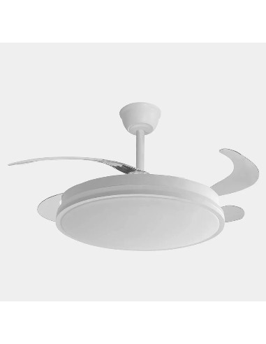 VENTILADOR ABRILA GUERRERO TECHO RETRACTIL 105CM LED MANDO