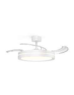 VENTILADOR GRUNKEL SKY WHITE TECHO RETRACTIL LED 107CM