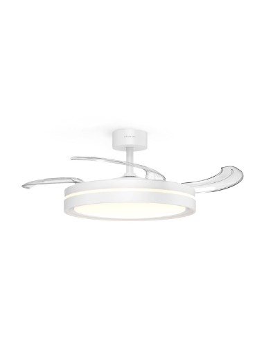 VENTILADOR GRUNKEL SKY WHITE TECHO RETRACTIL LED 107CM